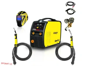 KOWAX® Svářecí invertor GeniMig® 220LCD SET3 (MIG/MAG/MMA)